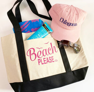 BEACH Please Tote bag